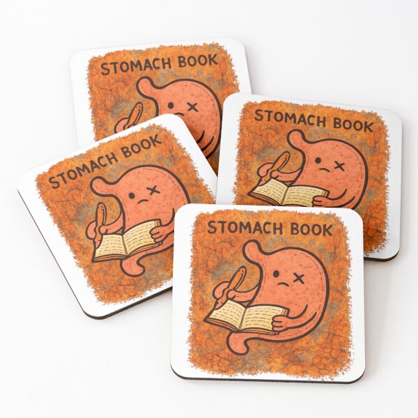 Item preview, Stomach Book Abstract Character Art designed and sold by NAVOZKA.