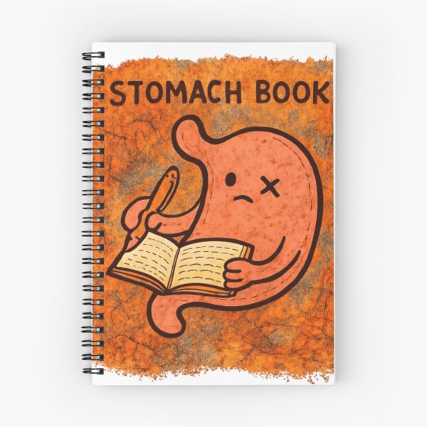 Item preview, Stomach Book Abstract Character Art designed and sold by NAVOZKA.