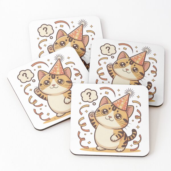 Item preview, Manx Cat Tailless Try New Year Chibi Funny No Tail Cat Sarcastic Holiday Design designed and sold by GiftsForge.