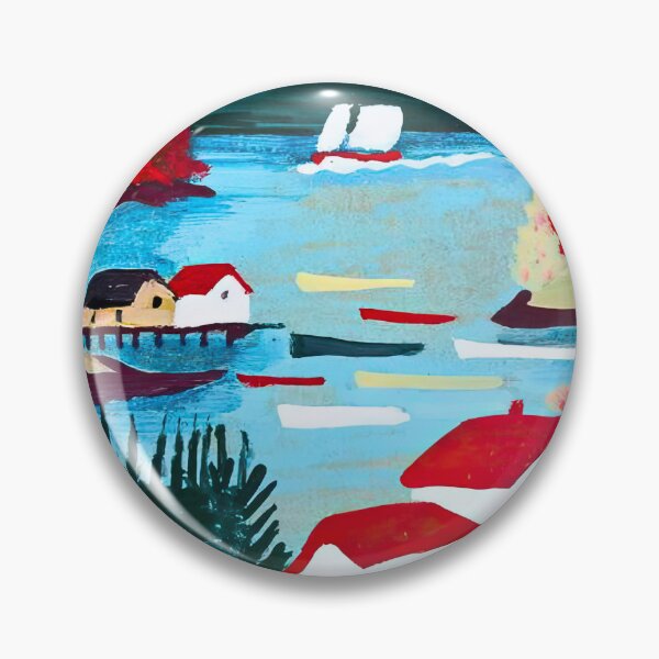Item preview, Ben Loman Harbour Folk Art Print Maud Lewis designed and sold by st1art.