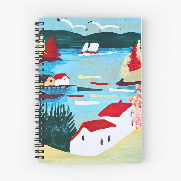 Item preview, Ben Loman Harbour Folk Art Print Maud Lewis designed and sold by st1art.