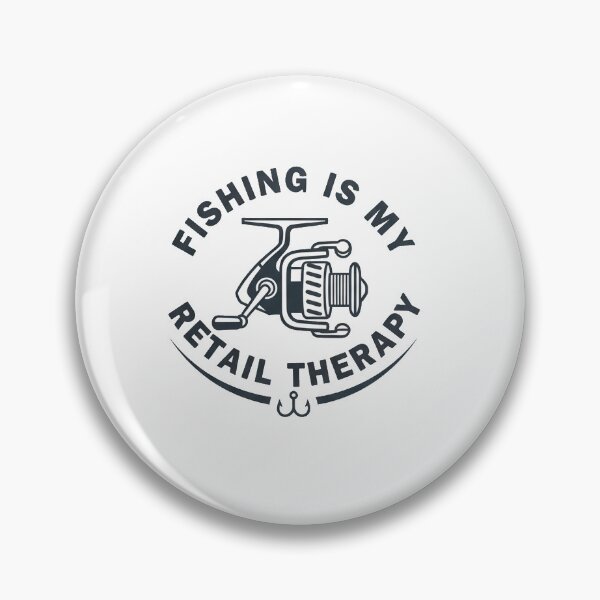 Item preview, Fishing Is My Retail Therapy - Retro Reel Design designed and sold by SanderAngler.