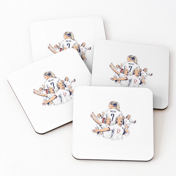Item preview, Beth Mead Football Portrait | Women’s Soccer Art Print Sticker designed and sold by Sportslista.