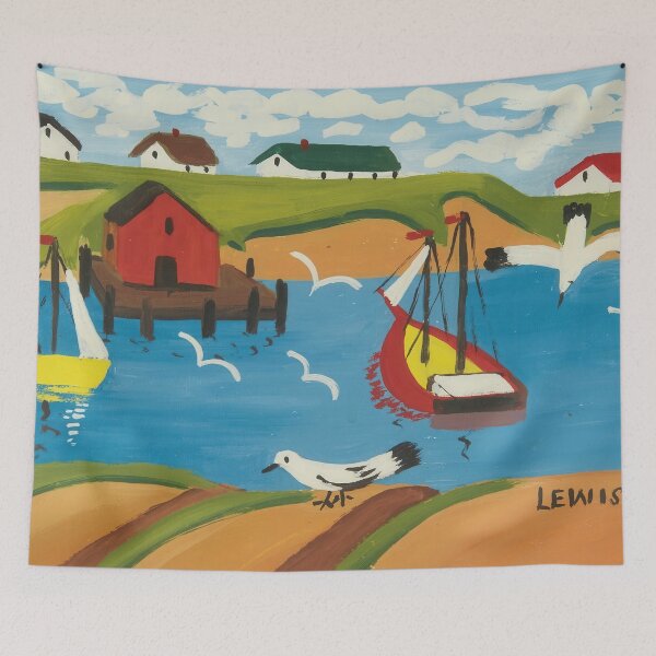 Item preview, Maud Lewis Harbour Scene designed and sold by st1art.
