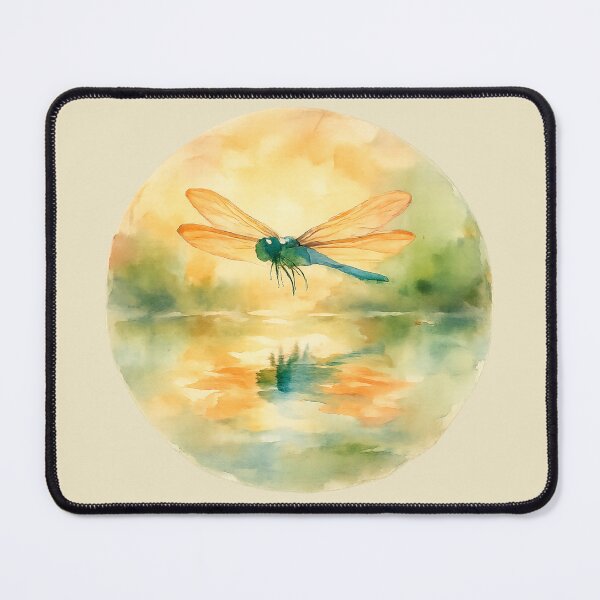 Item preview, Dragonfly at Golden Hour Reflection designed and sold by ChirpInc.
