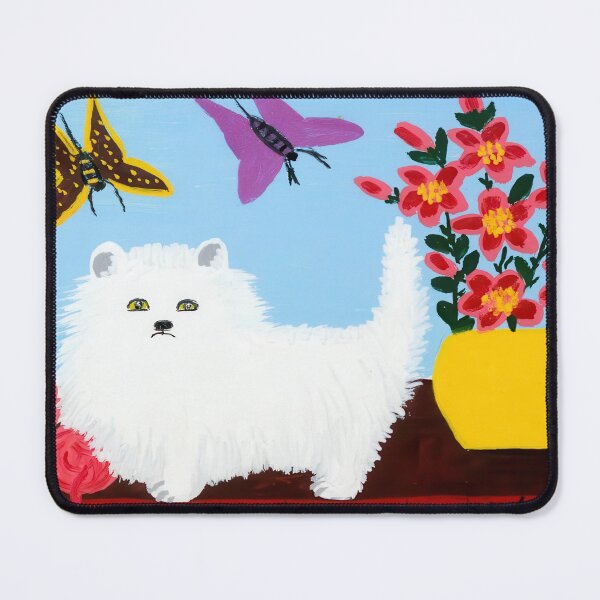 Item preview, Maud Lewis White Cat With Flowers designed and sold by st1art.