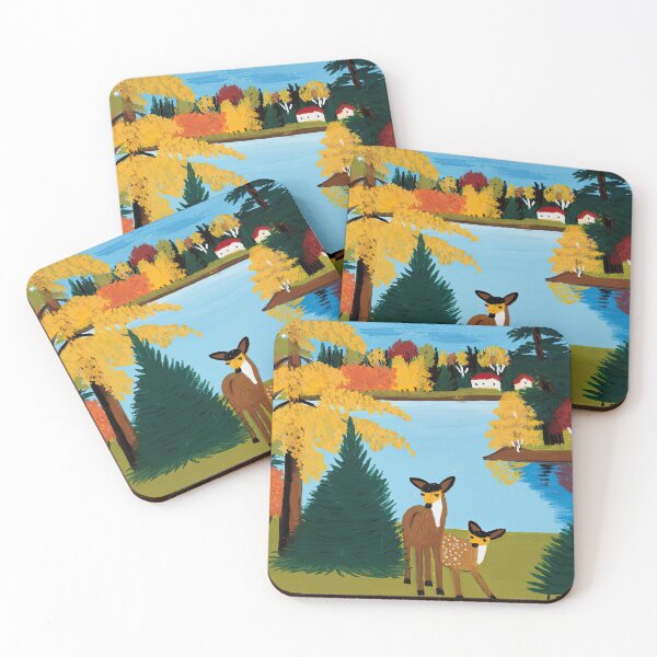 Item preview, Maud Lewis, Fall Scene With Deer designed and sold by st1art.