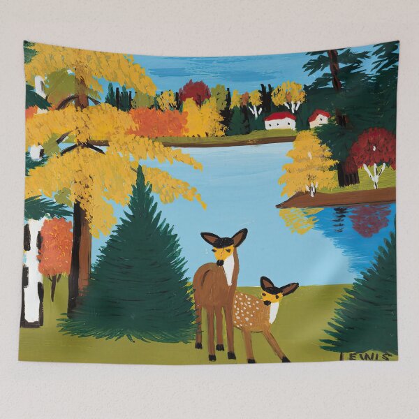 Item preview, Maud Lewis, Fall Scene With Deer designed and sold by st1art.