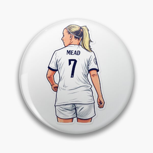 Item preview, Beth Mead Sticker sticker Lioness England footballer designed and sold by Sportslista.