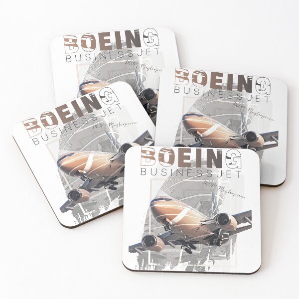 Item preview, Boeing Business Jet | MO4| 9H-ELF designed and sold by Dihedral Mockups.
