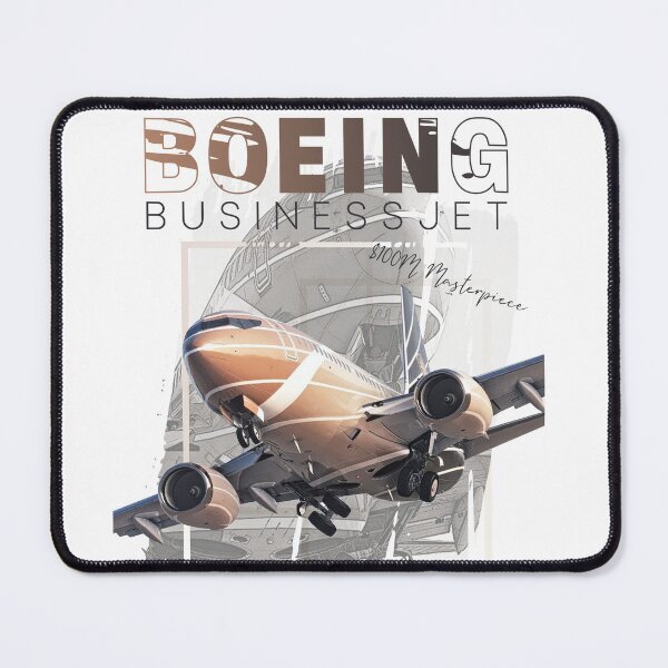 Item preview, Boeing Business Jet | MO4| 9H-ELF designed and sold by Dihedral Mockups.