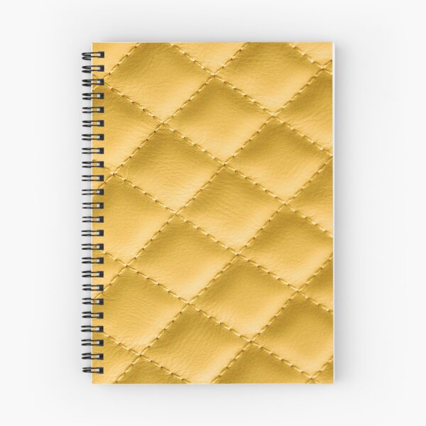 Item preview, Yellow Quilted Luxury Leather Pattern designed and sold by capricedefille.