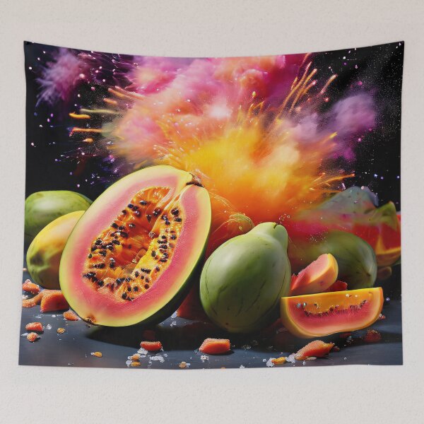 Item preview, Papaya Explosion: A Feast of Flavors designed and sold by Mianku | Für das Leben.
