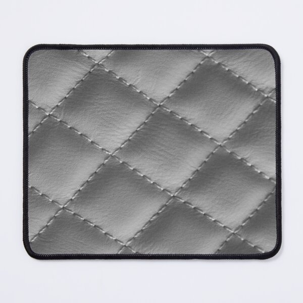 Item preview, Grey Quilted Luxury Leather Pattern designed and sold by capricedefille.