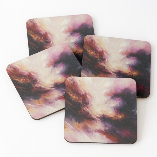 Item preview, Cosmic Inferno Abstract Explosion in Red and Purple designed and sold by Joey Santiago.