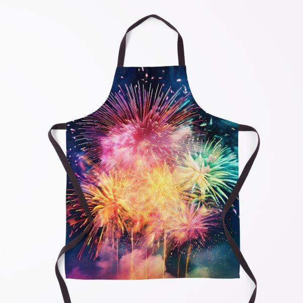 Item preview, Colorful fireworks in the night sky designed and sold by Mianku | Für das Leben.