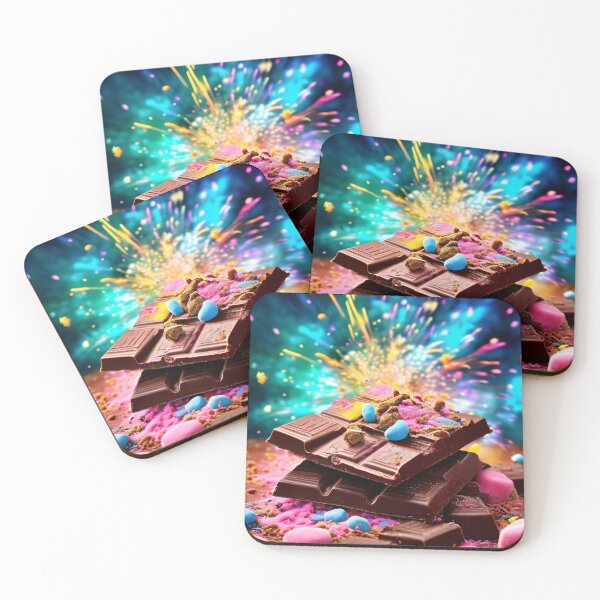 Item preview, Imaginative chocolate landscape with swirls of color designed and sold by Mianku | Für das Leben.
