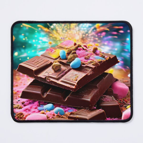 Item preview, Imaginative chocolate landscape with swirls of color designed and sold by Mianku | Für das Leben.