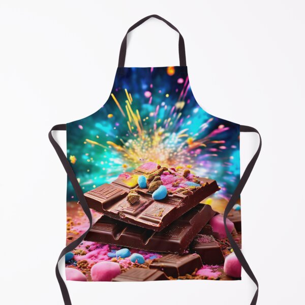 Item preview, Imaginative chocolate landscape with swirls of color designed and sold by Mianku | Für das Leben.