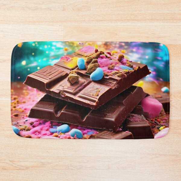 Item preview, Imaginative chocolate landscape with swirls of color designed and sold by Mianku | Für das Leben.