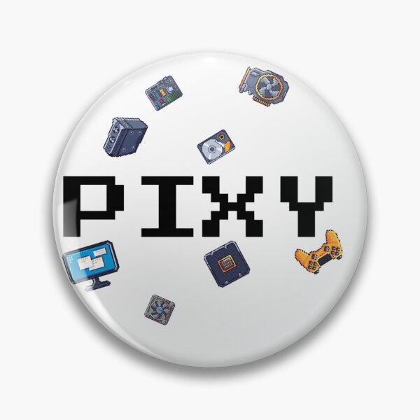 Item preview, PIXY Pixel Tech Gaming Typography Design designed and sold by TorqueThread.