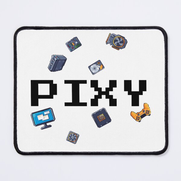 Item preview, PIXY Pixel Tech Gaming Typography Design designed and sold by TorqueThread.