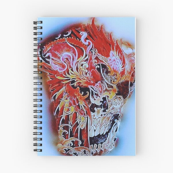 Item preview, Phoenix & Skull designed and sold by NightRaida.
