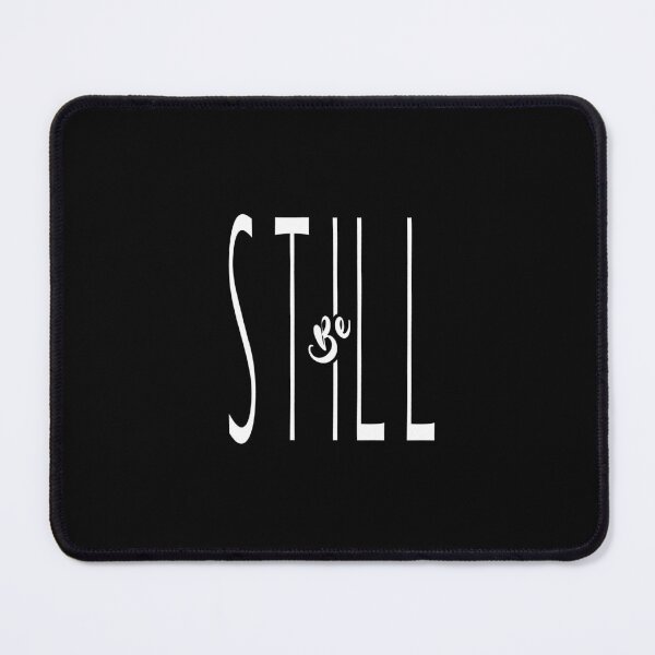 Item preview, Be Still Christian ultra Minimal Typography Design – Psalm 46:10 Bible Verse Word Art | White designed and sold by ZechJohnRB.