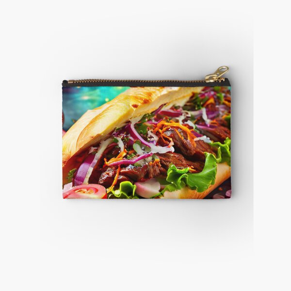 Item preview, Lively sandwich with meat and vegetables designed and sold by Mianku | Für das Leben.