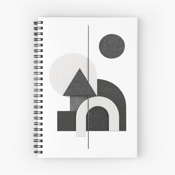 Item preview, Abstract Geometric Composition in Black and White designed and sold by TheNameCraftery.
