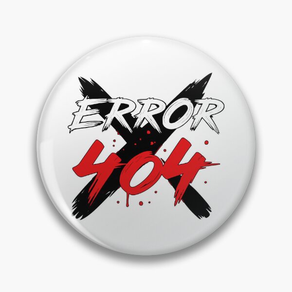 Item preview, 404 Error Glitch Sign designed and sold by DariusZD.