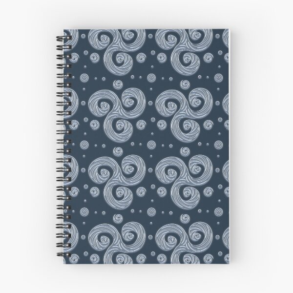 Item preview, Triple Spiral Blue & Gray designed and sold by DrowningBeauty.