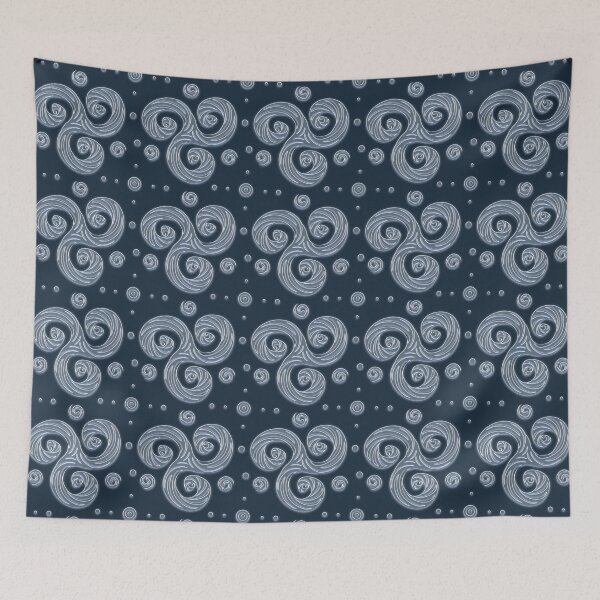 Item preview, Triple Spiral Blue & Gray designed and sold by DrowningBeauty.