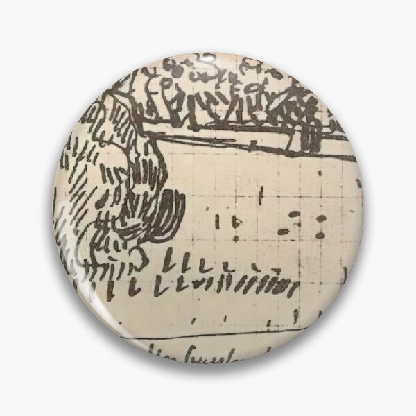Item preview, Vincent Van Gogh - Round Clipped Shrub In The Public Garden designed and sold by st1art.