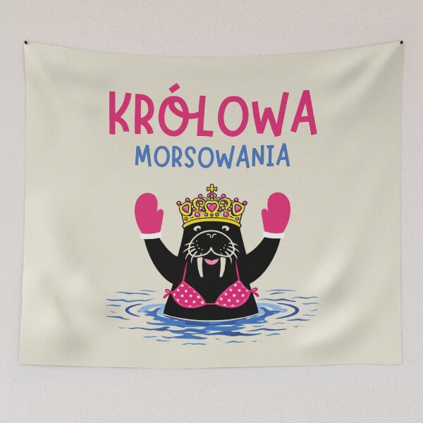 Item preview, Królowa Morsowania | Morsowanie | Funny Polish Quote | Morsowanie Dla Kobiet designed and sold by Anniko Art Studio.