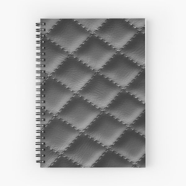 Item preview, Black Quilted Luxury Leather Pattern designed and sold by capricedefille.