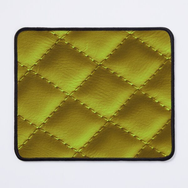 Item preview, Gold Quilted Luxury Leather Pattern designed and sold by capricedefille.
