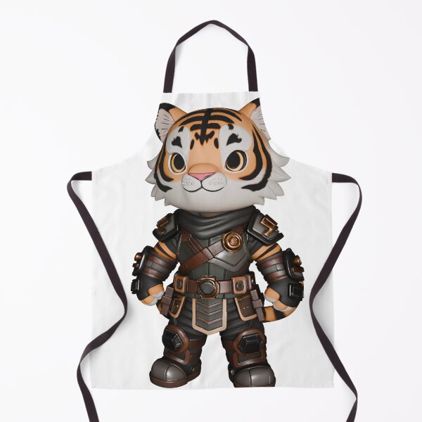 Item preview, Cute Warrior Tiger T-shirts designed and sold by SmartTek.