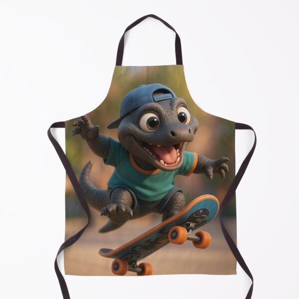 Item preview, Skater Komodo Dragon designed and sold by Sillytoe.