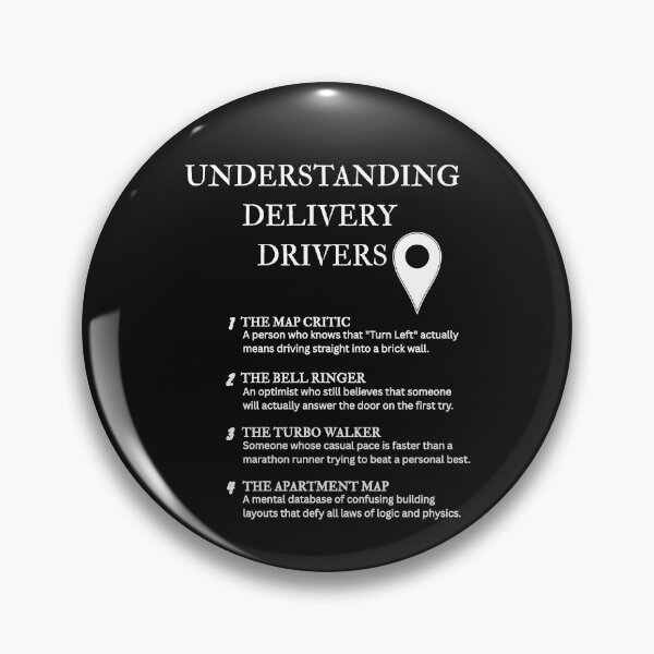 Item preview, Logistics Humor Delivery Driver Birthday Gift – Black designed and sold by PsyFlow35.
