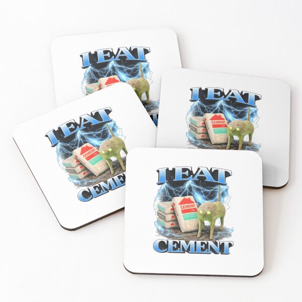 Item preview, I EAT CEMENT MEME designed and sold by Krasawcew.
