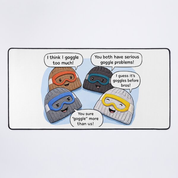 Item preview, Funny Winter Beanie Cartoon designed and sold by Maverickystore.