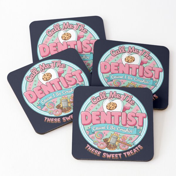 Item preview, Funny Dentist Quote - Call Me The Dentist Crushin' Sweet Treats - Retro Dental Humor & Professional Graphic Typography designed and sold by axiksa10.