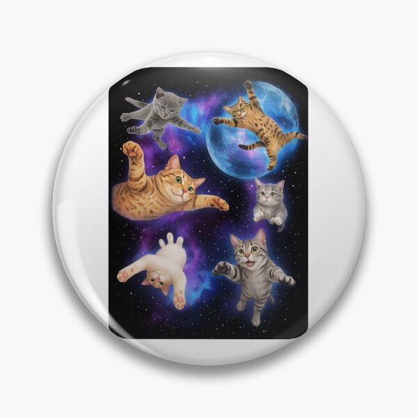 Item preview, cats in the space designed and sold by Krasawcew.