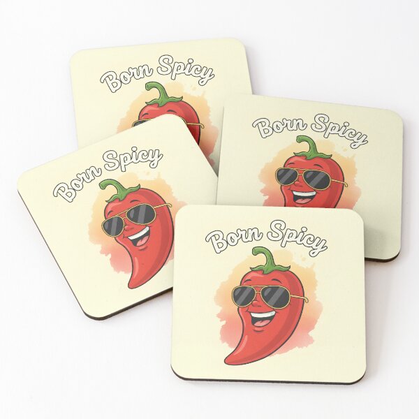 Item preview, Born Spicy - Cool cartoon Chili pepper designed and sold by mayatA-rt.