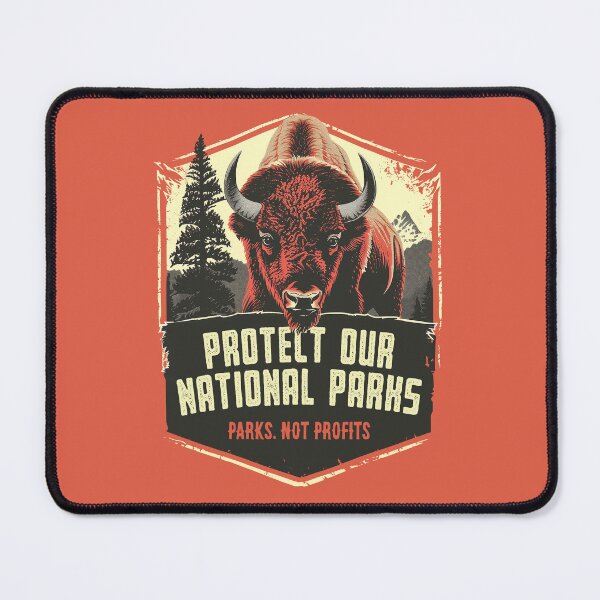 Item preview, Bison Resist Protect Our National Parks designed and sold by Wild-Co.