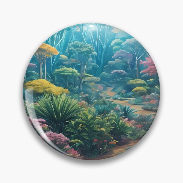 Item preview, A dreamlike path through a lush garden designed and sold by Mianku | Für das Leben.