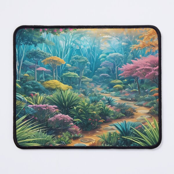 Item preview, A dreamlike path through a lush garden designed and sold by Mianku | Für das Leben.
