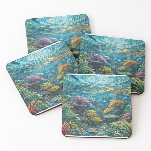 Item preview, Underwater paradise: A burst of color in clear water designed and sold by Mianku | Für das Leben.