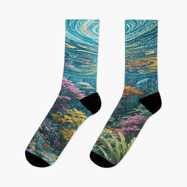 Item preview, Underwater paradise: A burst of color in clear water designed and sold by Mianku | Für das Leben.